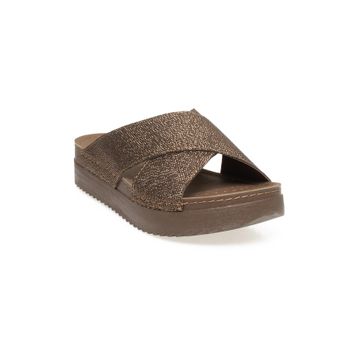 Muya 33232 Sling Bronz Kadın Terlik