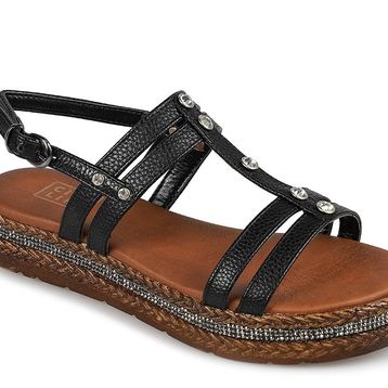Muya 97201-2133 Siyah Kadın Sandalet