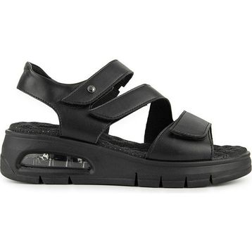 Muya Lied Anatomik Air Max Tabanlı Siyah Kadın Sandalet
