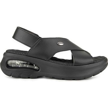 Muya Nwanwa Anatomik Air Max Tabanlı Siyah Kadın Sandalet
