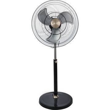 Muzeko MZK50 Plus 2 Salınımlı 3 Kanatlı 180 W Siyah Ayaklı Vantilatör