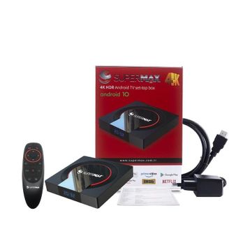 MX10 Supermax 4K 16 GB Android Tv Box