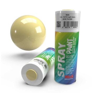 MxS RAL 1015 Açık Fildişi 400 ml Akrilik Sprey Boya