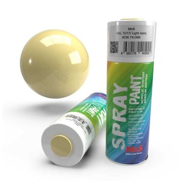 MxS RAL 1015 Açık Fildişi 400 ml Akrilik Sprey Boya