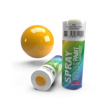 MxS RAL 1028 Kavun Sarı 400 ML Akrilik Sprey Boya