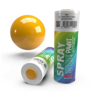 MxS RAL 1028 Kavun Sarı 400 ML Akrilik Sprey Boya
