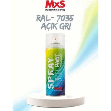MxS RAL 7035 Açık Gri 400 ml Akrilik Sprey Boya