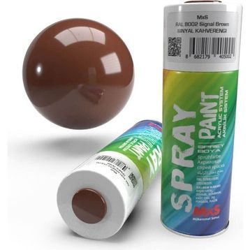 MxS RAL 8002 Sinyal Kahverengi 400 ml Akrilik Sprey Boya