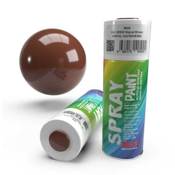 MxS RAL 8002 Sinyal Kahverengi 400 ml Akrilik Sprey Boya