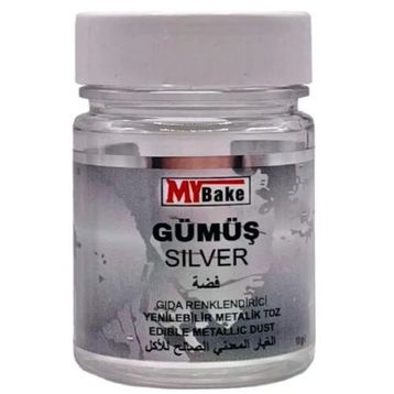 My Bake 10 gr Gümüş Yenilebilir Metalik Toz