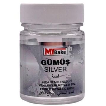 My Bake 10 gr Gümüş Yenilebilir Metalik Toz