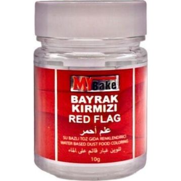 My Bake 10 gr Su Bazlı Bayrak Kırmızı Gıda Boyası