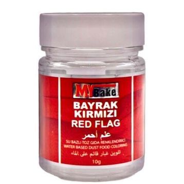 My Bake 10 gr Su Bazlı Bayrak Kırmızı Gıda Boyası