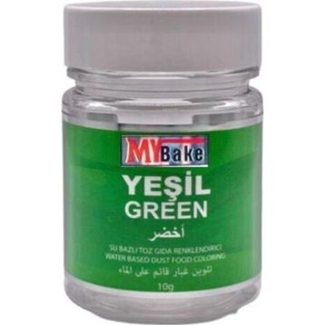 My Bake 10 gr Su Bazlı Yeşil Gıda Renklendirici