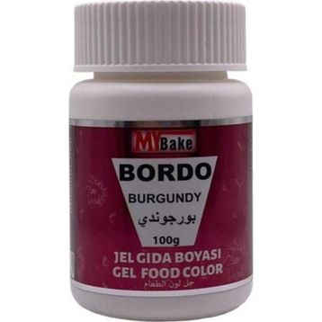 My Bake 100 gr Bordo Jel Gıda Boyası
