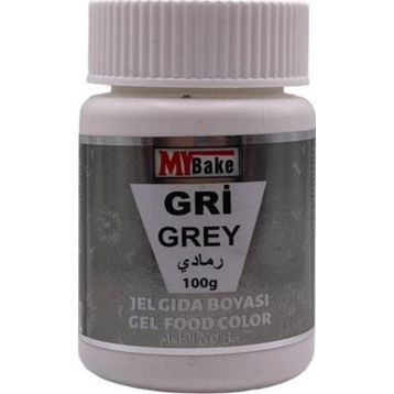 My Bake 100 gr Gri Jel Gıda Boyası