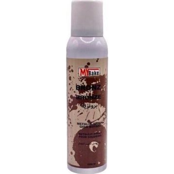My Bake 250 ml Metalik Bronz Sprey Gıda Boyası
