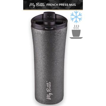 My Bottle 500 ml Siyah French Press Termos