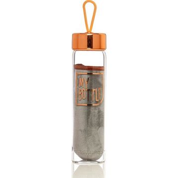My Bottle Gri Kılıflı Bronz Matara