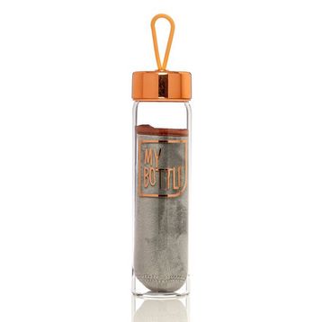 My Bottle Gri Kılıflı Bronz Matara