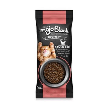 My Cat Mojo Black Tavuk Etli 1 kg Yavru Kedi Maması
