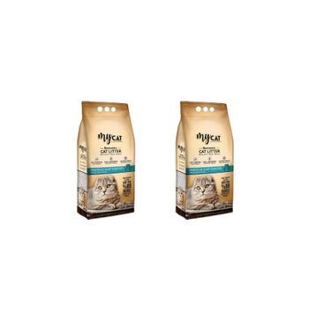 My Cat Topaklanan Bentonit Kedi Kumu Marsilya Sabun Kokulu Kalın Taneli 2x10 lt Kedi Kumu