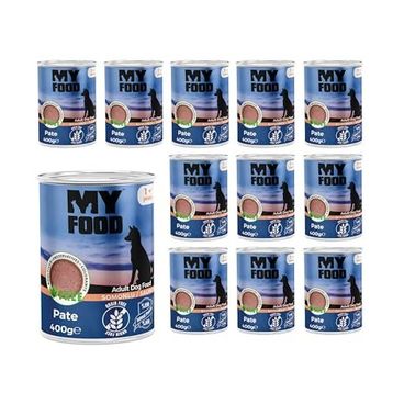 My Food Somonlu Pate 12x400 gr Yetişkin Köpek Konserve Maması