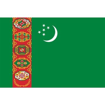 My Pazaro 70x105 cm Türkmenistan Gönder Bayrağı