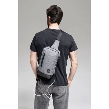My Valice 1501 Siyah Smart Bag Usbli Çapraz Göğüs Çantası