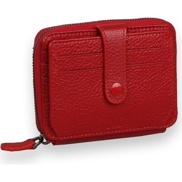 My Valice 1816 Kırmızı Unisex Hakiki Deri Cüzdan ve Kartlık