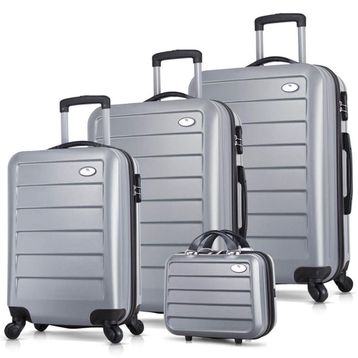 My Valice Ruby Abs 4'lü Gri Travel Valiz Seti