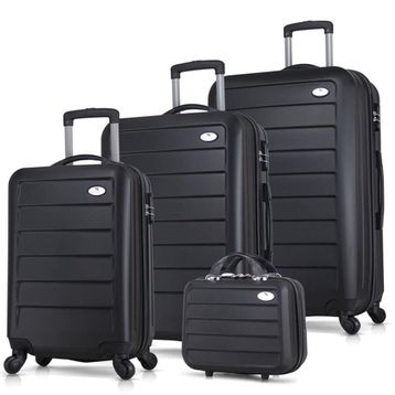 My Valice Ruby Siyah Abs 4'lü Travel Valiz Seti