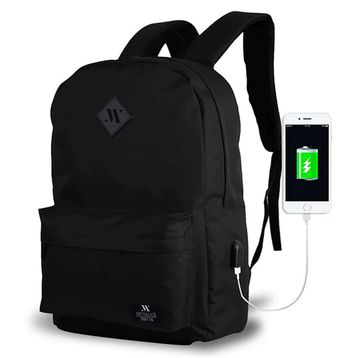 My Valice Smart Bag Specta Usb Şarj Girişli Akıllı Siyah Sırt Çantası