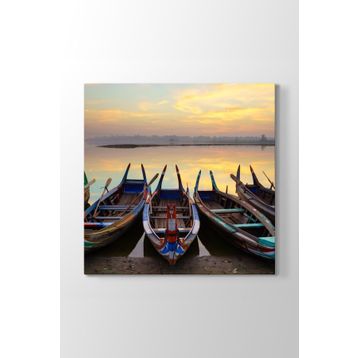 Myanmar Ahşap Tekne Tablosu