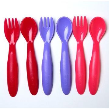 Mycey 6020 6'lı Bebek Çatal Kaşık Seti