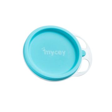 Mycey Kapaklı Yeşil Mama Tabağı