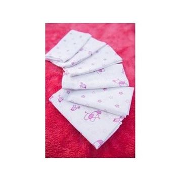 Mycey Müslin Pembeli Kumaş 6'lı Set Ağız Bezi