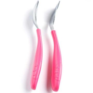 Mycey Pembe Paslanmaz Çelik Çatal Kaşık Seti