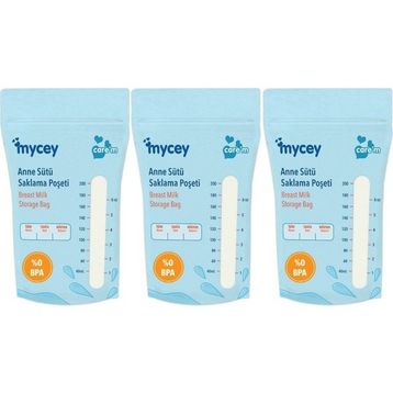 Mycey Tekli 3x25'li Paket Anne Sütü Süt Saklama Poşeti