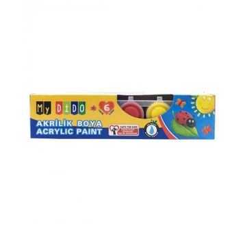 Mydido 6 Renk 6x22 ml Akrilik Boya
