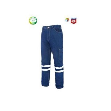 MyForm 2136 Siyah Sona Denim Kot İş Pantolonu
