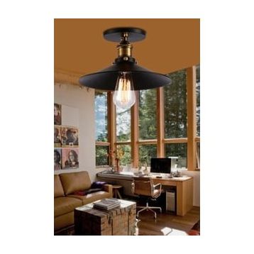Mylights 30 cm Retro Rustik Armatür Plofonyer Rustik Tavan Avize