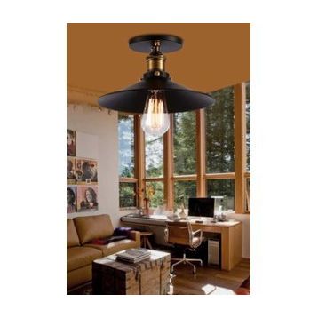Mylights 30 cm Retro Rustik Armatür Plofonyer Rustik Tavan Avize