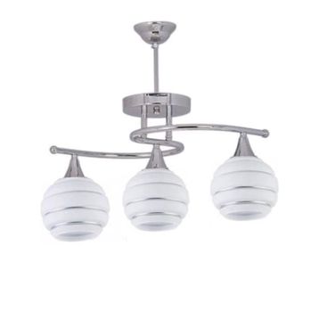 Mylights Krom Üçlü Modern Spor Avize Tavan Avize