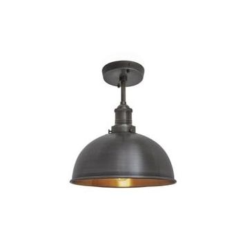 Mylights Mat Siyah 30 cm Retro Rustik Tavan Avize Rustik Avize