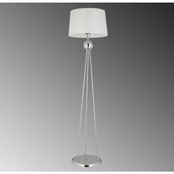 Mylights Modern Krom Gövde Beyaz Başlık Köşe Lambası Lambader