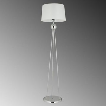 Mylights Modern Krom Gövde Beyaz Başlık Köşe Lambası Lambader