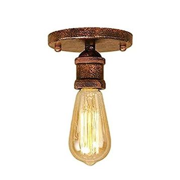 Mylights MYL002413 Bakır Armatü Eskitme Bakır 10x10 cm Eskitme Patinalı Tavan Avize Aplik
