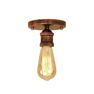Mylights MYL002413 Bakır Armatü Eskitme Bakır 10x10 cm Eskitme Patinalı Tavan Avize Aplik