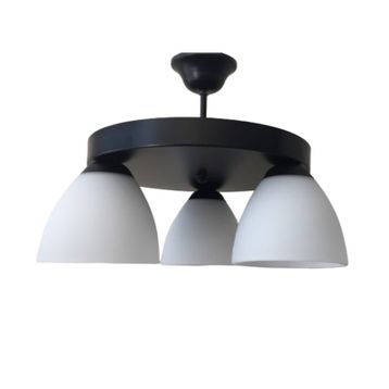 Mylights Opal Cam Retro Üçlü Plofonyer Tavan Avize